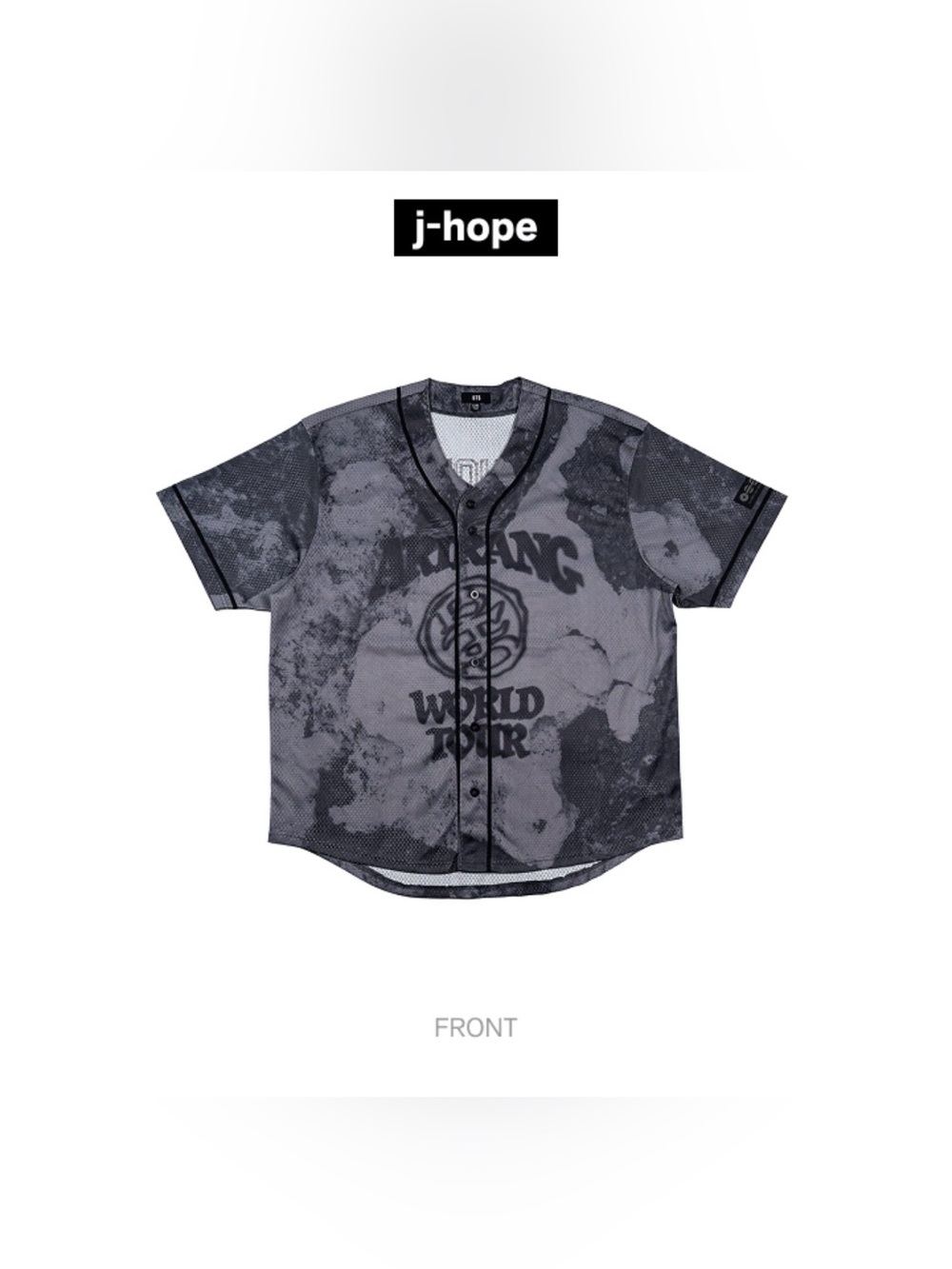 BTS World Tour Arirang Weverse El Paso Official J-Hope Jersey - Picture 4 of 16